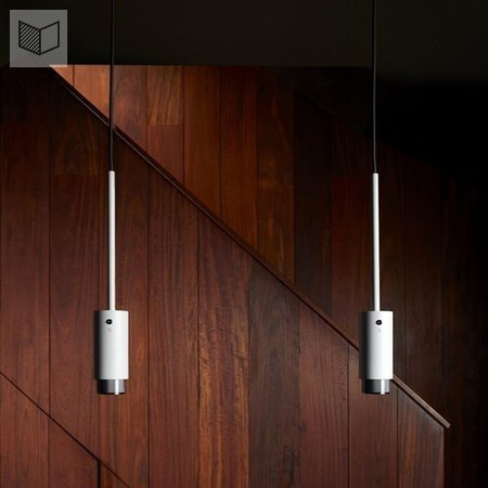 Lampa wisząca Buster + Punch Exhaust linear szary/złoty