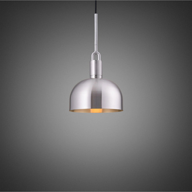 Lampa wisząca Buster+Punch Forked Pendant Shade Medium srebrna