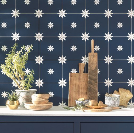 Tapeta Caselio Only Blue - Trendy Tiles 102716202