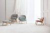 Fotel Bolia Cosh armchair z niskim oparciem London - dust blue