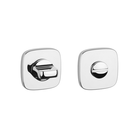 Rozeta APRILE QR SLIM 7MM LC - chrom polerowany WC 4X4
