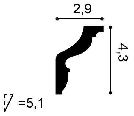 Listwa gzymsowa Orac Decor CX148
