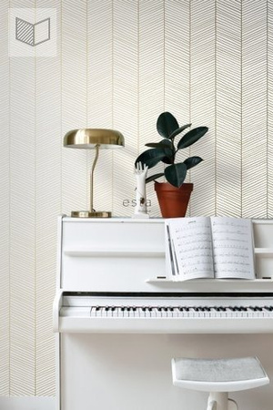 Tapeta Esta Home Black&White with a splash of gold - 139135