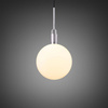 Lampa wisząca Buster+Punch Forked Pendant Globe Opal Large srebrna/opal