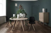 Komoda Bolia New Mood highboard - zielony/dąb bielony