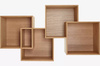 Półka Bolia Quadro 2 Shelf - dąb