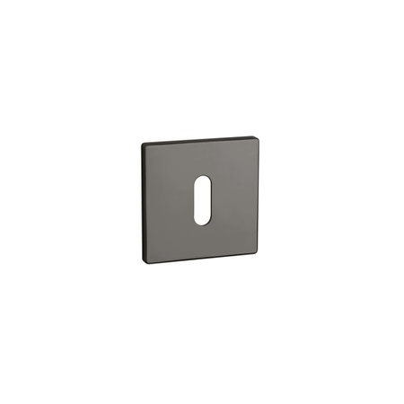 Rozeta APRILE Q SUPER SLIM 5MM US PVD - antracyt polerowany PVD OB