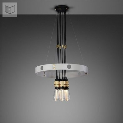 Lampa wisząca Buster+Punch Hero Light - szara/złota