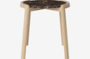 Stolik kawowy Bolia Mix Coffee table Ø46cm - brązowy marmur