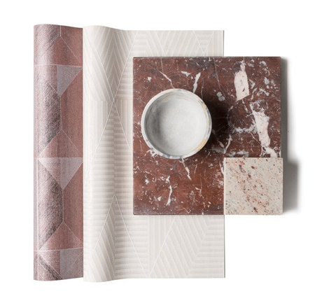 Tapeta Khroma Prisma - Marquetry PRI003