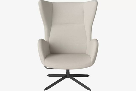 Fotel Bolia Solo na czarnych nogach Ascot - beige