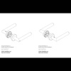 Klamka Griffwerk Lucia CLIP ON smart2lock graphite black
