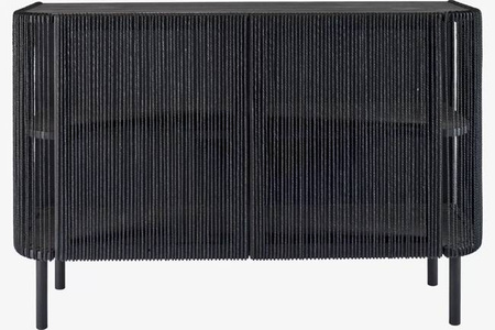Komoda Bolia Cord Sideboard - czarny dąb