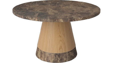 Stolik kawowy Bolia Piro Coffee Table Ø60cm dąb / marmur