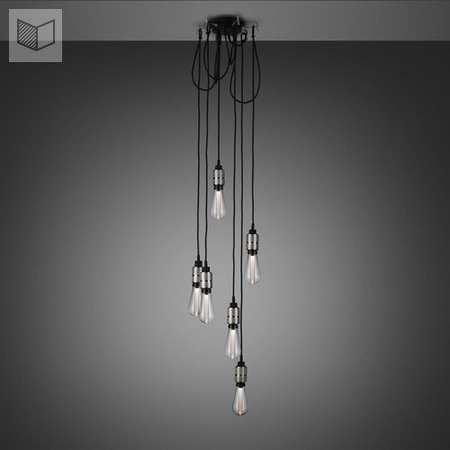 Lampa wisząca Buster + Punch Hooked 6.0 srebrna