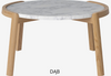 Stolik kawowy Bolia Mix Coffee table Ø65cm - biały marmur