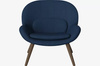 Fotel Bolia Philippa armchair Linea - blue