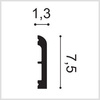 Listwa wielofunkcyjna Orac Decor SX183 malowana RL9003