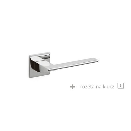 Klamka Olivari Trend chrom + rozeta na klucz