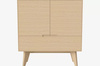 Komoda Bolia New Mood highboard - dąb bielony