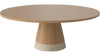 Stolik kawowy Bolia Piro Coffee Table Ø90cm dąb fornir / trawertyn