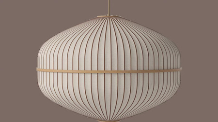 Lampa wisząca Bolia Lucén Pendant - Ellipse Ø90 x H66 cm, oiled oak