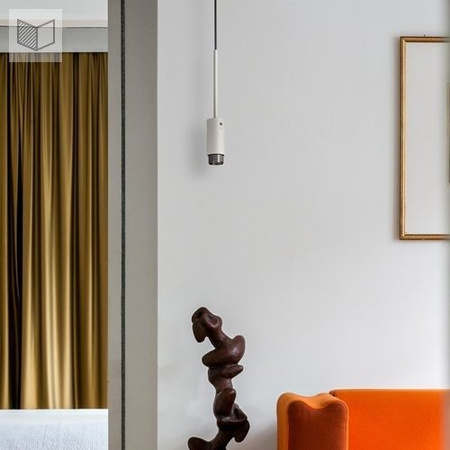 Lampa wisząca Buster + Punch Exhaust linear szary/złoty