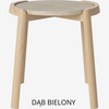 Stolik kawowy Bolia Mix Coffee table Ø46cm - beżowy travertine