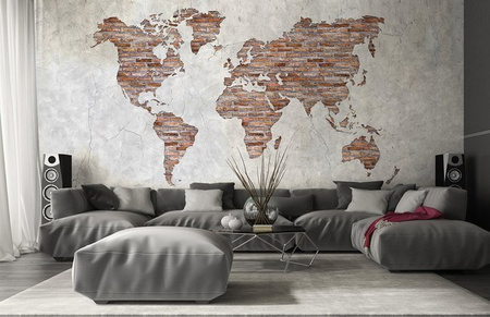 Fototapeta Wonderwall - Loft Map 35 0413 01