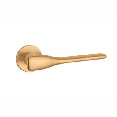 Klamka Aprile Orchide Slim 7mm - złoty mat