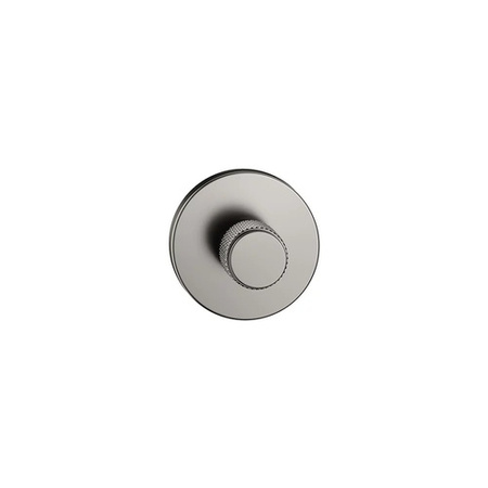 Rozeta Corona - okrągła Time WC slim, gunmetal, z redukcją 4/6