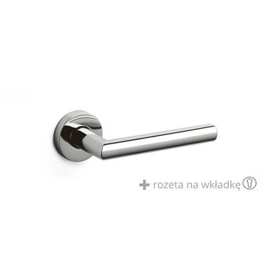 Klamka Olivari Serenella chrom + rozeta na wkładkę