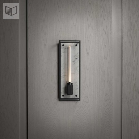Kinkiet Buster+Punch Caged Wall 1.0 L - biały marmur