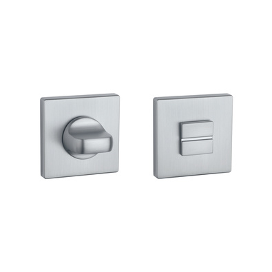 Rozeta APRILE Q SLIM 7MM SC - chrom satynowy WC 4X4