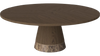 Stolik kawowy Bolia Piro Coffee Table Ø90cm ciemny dąb fornir / marmur