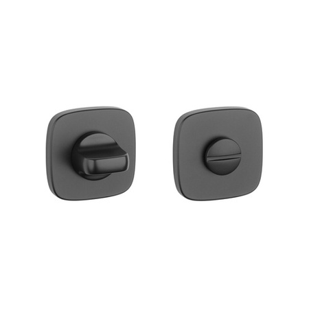 Rozeta APRILE QR SLIM 7MM BK - czarny matowy WC 4X4