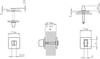 Rozeta Tupai - WC 4240 5SQ/T1 czarny