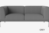 Sofa Bolia Caisa 2-osobowa Ascot charocal