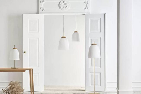 Lampa stołowa Bolia Campa mosiądz