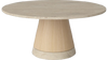 Stolik kawowy Bolia Piro Coffee Table Ø90cm dąb bielony / trawertyn
