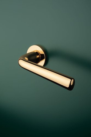Klamka Aprile Tulipa Slim R 7mm - złota