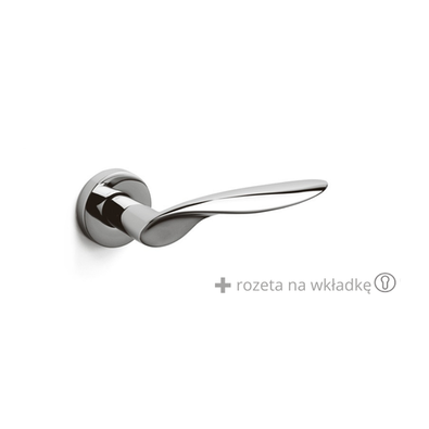 Klamka Olivari Wind chrom + rozeta na wkładkę