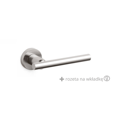 Klamka Olivari Stilo stal nierdzewna + rozeta na wkładkę