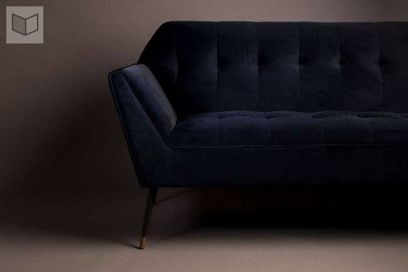 Sofa Dutchbone Kate granatowa 