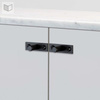 Uchwyt meblowy Buster+Punch Knob Linear Plate - czarny