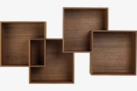 Półka Bolia Quadro 2 Shelf - orzech