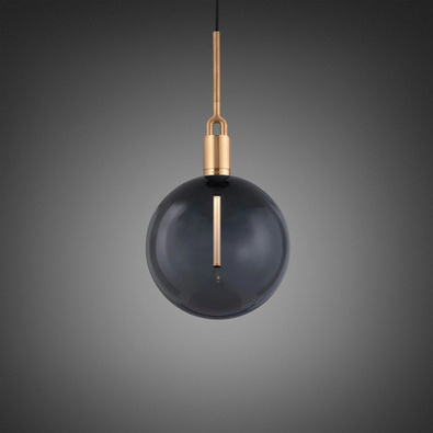 Lampa wisząca Buster+Punch Forked Pendant Globe Smoked Large złota/przydymiony