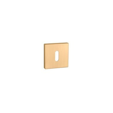 Rozeta APRILE Q SLIM 7MM KG - złoty matowy OB