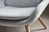 Fotel Bolia Philippa armchair Linea - light grey