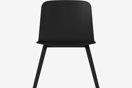 Krzesło Bolia Palm veneer lounge chair - dąb czarny